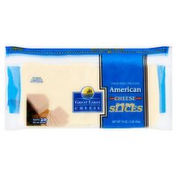 Great Lakes Cheese Deli Style Slices American Cheese, 16 oz, 16 Ounce