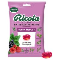 Ricola Berry Medley Drops Family Size, 45 count, 45 Each