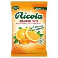 Ricola Sugar Free Orange Mint Wrapped Drops, 40 Count