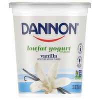 Dannon Vanilla Lowfat Yogurt, 32 oz, 32 Ounce