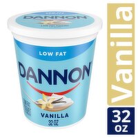 Dannon Vanilla Low Fat Yogurt, 32 oz