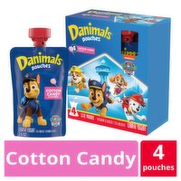 Nickelodeon Danimals Cotton Candy Flavored Lowfat Yogurt, 3.5 oz, 4 count