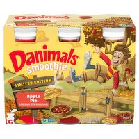 Danimals Apple Pie Smoothie Limited Edition, 3.1 fl oz, 6 count, 18.6 Fluid ounce