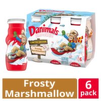 Danimals Frosty Marshmallow Smoothie Limited Edition, 3.1 fl oz, 6 count