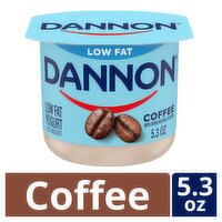 Dannon Coffee Low Fat Yogurt, 5.3 oz