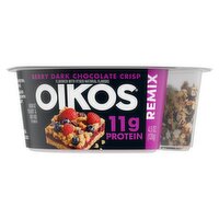 Oikos Remix Berry Dark Chocolate Crisp Nonfat Yogurt & Mix-Ins, 4.5 oz
