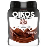 Oikos Protein Shake, Chocolate, 30g Protein, Shelf Stable, 12 Fl Oz Bottle, 4 Count