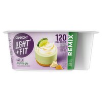 Dannon Light + Fit Remix Greek Key Lime Pie Fat Free Yogurt & Mix-Ins, 4.5 oz, 4.5 Ounce