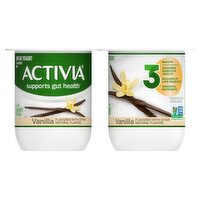 Activia Vanilla Low Fat Yogurt, 4 oz, 4 count, 16 Ounce