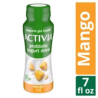 Activia Mango Probiotic Lowfat Yogurt Drink, 7 fl oz, 7 Ounce