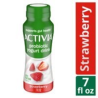 Activia Strawberry Probiotic Low Fat Yogurt Drink, 7 fl oz, 207 Millilitre