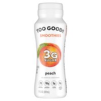 Too Good & Co. Peach Cultured Dairy Drink Smoothies, 7 fl oz