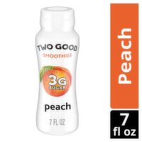 Too Good & Co. Peach Cultured Dairy Drink Smoothies, 7 fl oz