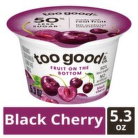 Too Good & Co. Black Cherry Yogurt-Cultured Low Fat Milk, 5.3 oz, 5.3 Ounce