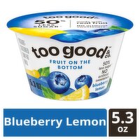 Too Good & Co. Blueberry Lemon Yogurt-Cultured Low Fat Milk, 5.3 oz