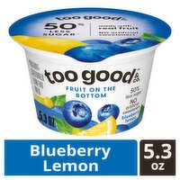 Too Good & Co. Blueberry Lemon Yogurt-Cultured Low Fat Milk, 5.3 oz