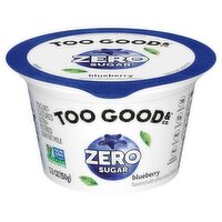 Too Good & Co. Blueberry Zero Sugar Yogurt-Cultured Ultra-Filtered Low Fat Milk, 5.3 oz