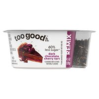 Too Good & Co. Remix Dark Chocolate Cherry Tart Yogurt-Cultured Low Fat Milk & Mix-Ins, 4 oz