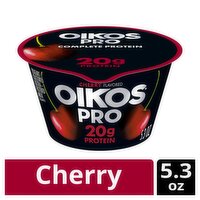 Oikos Pro Cherry Flavored Yogurt-Cultured Ultra-Filtered Milk, 5.3 oz