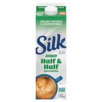 Silk Creamy Oatmilk and Coconutmilk Dairy Free Half & Half Alternative, 32 fl oz