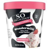 So Delicious Dairy Free Strawberry Wondermilk Frozen Dessert, 1 Pint, 1 Pint