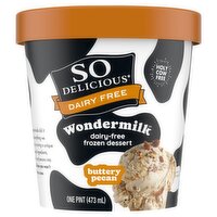 So Delicious Dairy Free Buttery Pecan Wondermilk Frozen Dessert, 1 Pint, 1 Pint