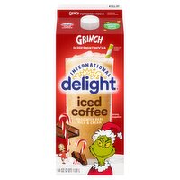 International Delight Grinch Peppermint Mocha Iced Coffee, 64 oz