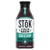 STōK Cold Brew Decaf Un-Sweet Black Coffee Beverage, 48 fl oz, 48 Fluid ounce