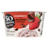 So Delicious Dairy Free Strawberry with Chocolate Shavings Coconut Yogurt Alternative, 5.3 oz