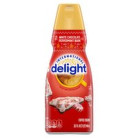 Danone International Delight White Chocolate Peppermint Bark Coffee Creamer, 32 fl oz