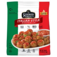 Cooked Perfect Italian Style Meatballs Bite Size, 40 oz, 40 Ounce