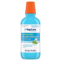 TopCare Everyday Ice Mint Alcohol Free Breath Defense Oral Rinse, 16 fl oz