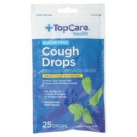 TopCare Health Sugar Free Menthol Flavor Cough Drops, 25 count