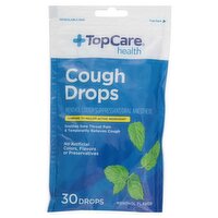 TopCare Health Menthol Flavor Cough Drops, 30 count