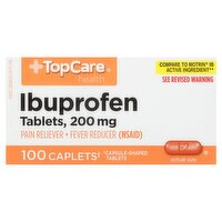 TopCare Health Ibuprofen Tablets, 200 mg, 100 count, 100 Each