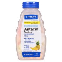 TopCare Health Extra Strength Tropical Fruit Flavors Antacid Chewable Tablets, 96 count