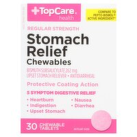 TopCare Health Regular Strength Stomach Relief Chewables Tablets, 30 count