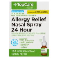 TopCare Health Allergy Relief Nasal Spray 24 Hour Metered Sprays, 0.62 fl oz