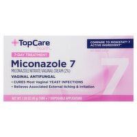 TopCare Miconazole 7 Vaginal Antifungal Cream, 1.59 oz, 1.59 Ounce