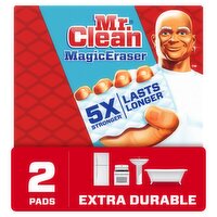 Mr. Clean MagicEraser Extra Durable Household Cleaning Pads, 2 count, 2 Each