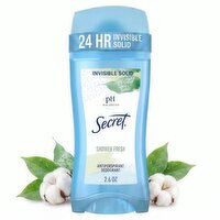 Secret Invisible Solid Antiperspirant and Deodorant, Shower Fresh, 2.6 oz
