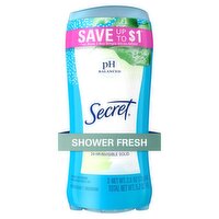 Secret Shower Fresh Invisible Solid Antiperspirant / Deodorant, 5.2 oz