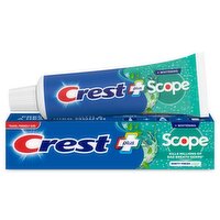 Crest Plus Scope Whitening Toothpaste, Minty Fresh, 2.7 oz