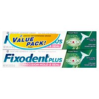 Fixodent Plus Scope Flavor Denture Adhesive Cream Value Pack!, 2 oz, 2 count, 2 Each