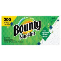 Bounty White Napkins, 200 count