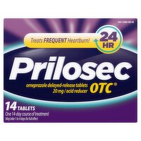 Prilosec OTC Tablets, 20 mg, 14 count, 14 Each