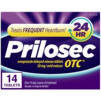 Prilosec OTC Tablets, 20 mg, 14 count, 14 Each