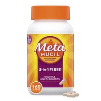 Meta MUCIL Psyllium Fiber Supplement, 160 count