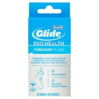 Oral-B Glide Pro-Health Threader Floss, 30 count