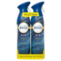 Febreze Air Ocean Air Refresher Value Pack, 8.8 oz, 2 count